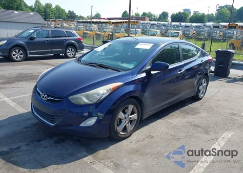 2013 Hyundai Elantra Gls from USA, damaged, VIN 5NPDH4AE1DH239769